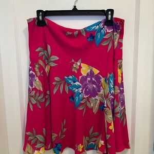 Lauren Ralph Lauren Floral Mini A-Line Skirt